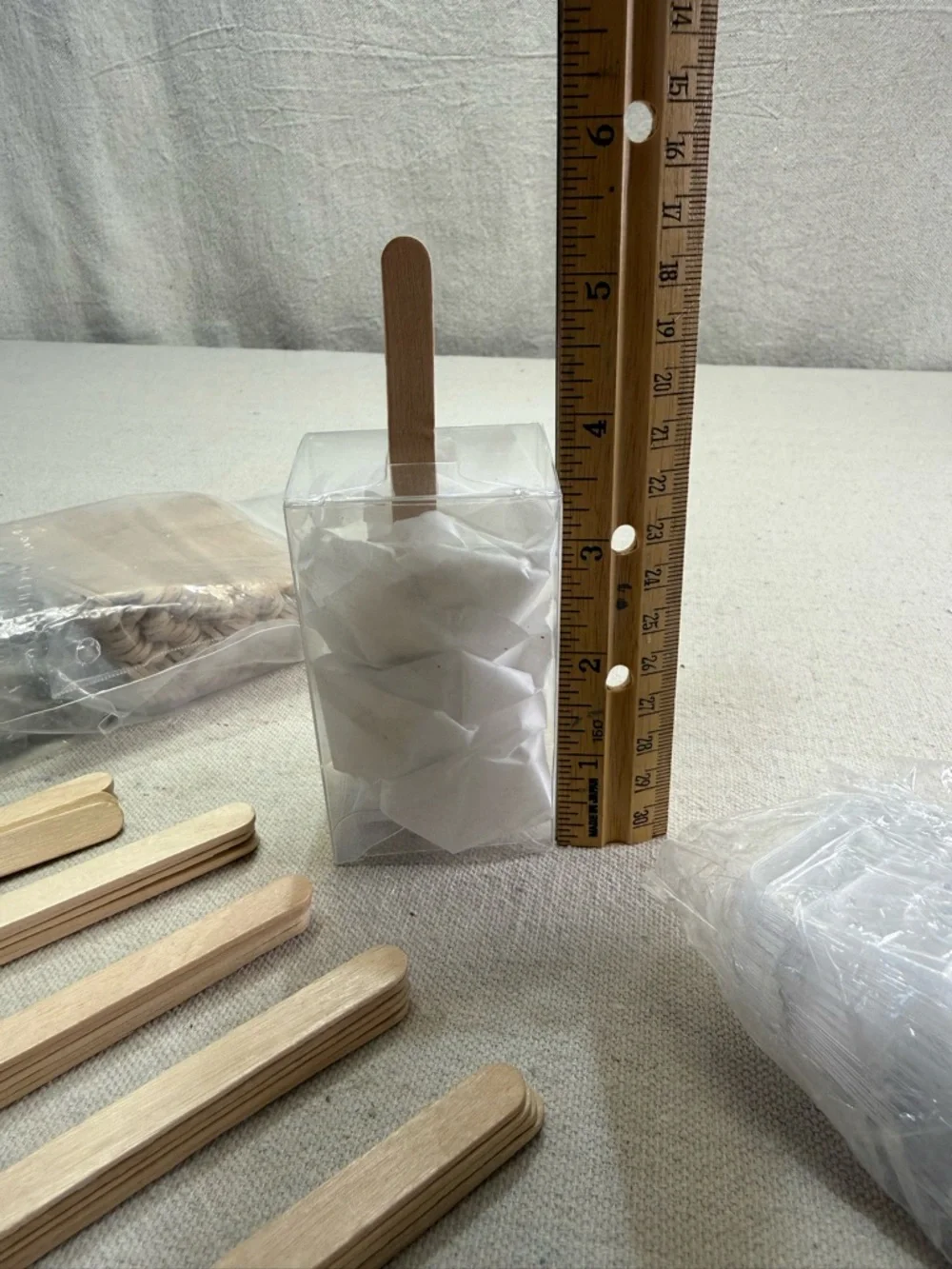 Clear Cakepop/Popsicle Boxes with Wooden Sticks - Transparent Sleeves - NWT